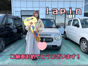 O様　ラパンご納車です！！